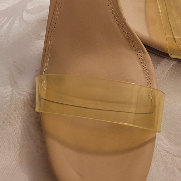NWOT BG 2-Koool Lucite Heel Sandals - Picture 6 of 9